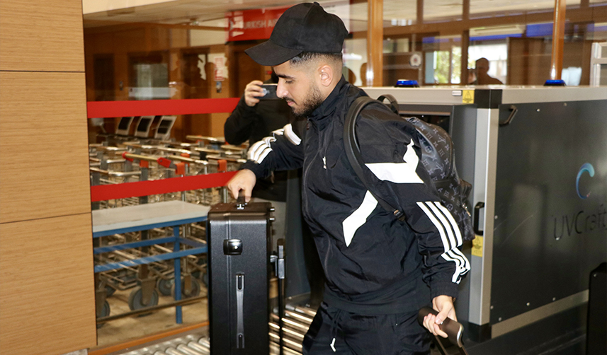 Trabzonspor kafilesi Antalya'ya gitti