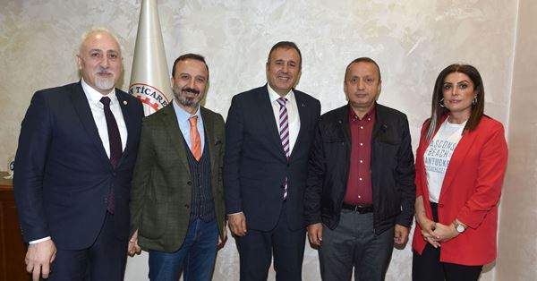 TTSO Başkanı Çelebi ve yönetim kuruluna tebrik ziyaretleri sürüyor