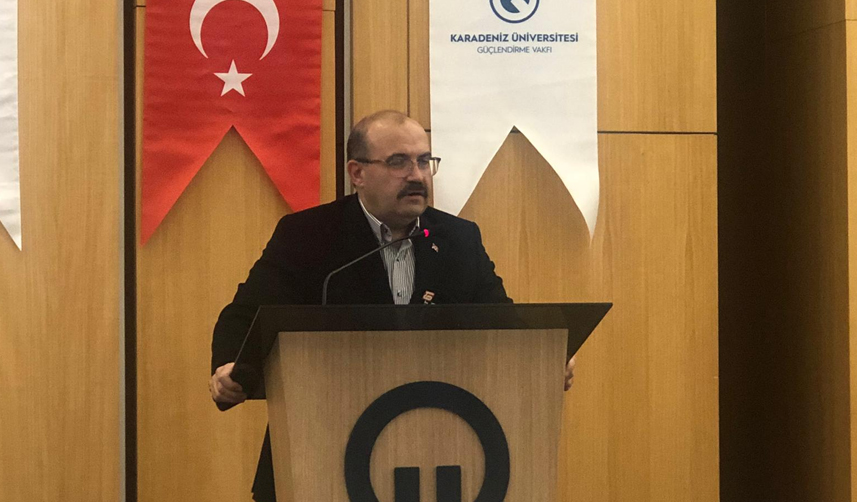 Trabzon Valisi Ustaoğlu KTÜ Güçlendirme Vakfı yardımlaşma gecesinde açıklamalarda bulundu