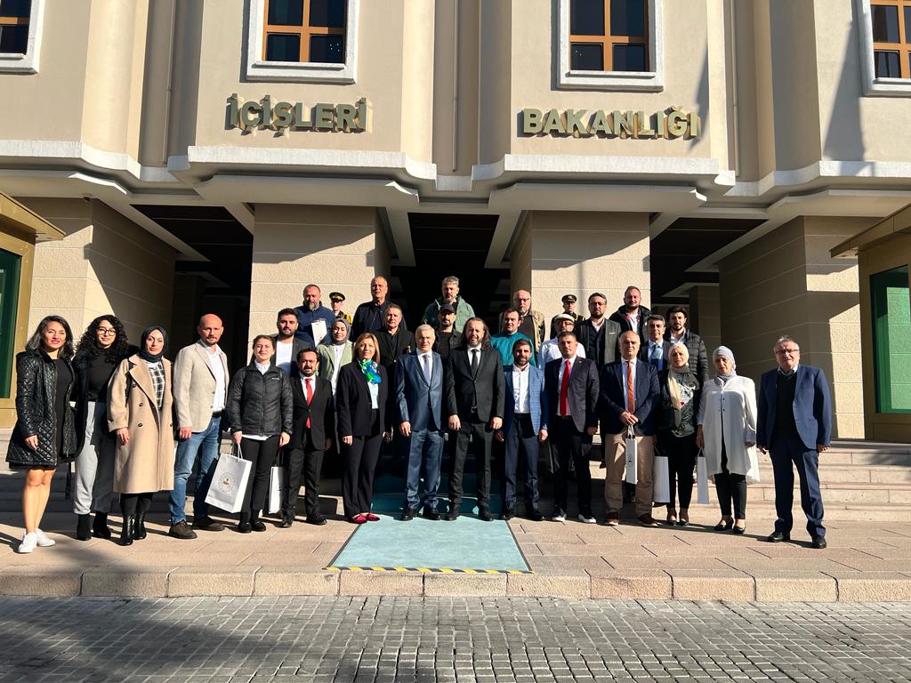 Trabzonlu Gazetecilerin İçişleri Bakanlığı ziyareti! GAMER tanıtıldı