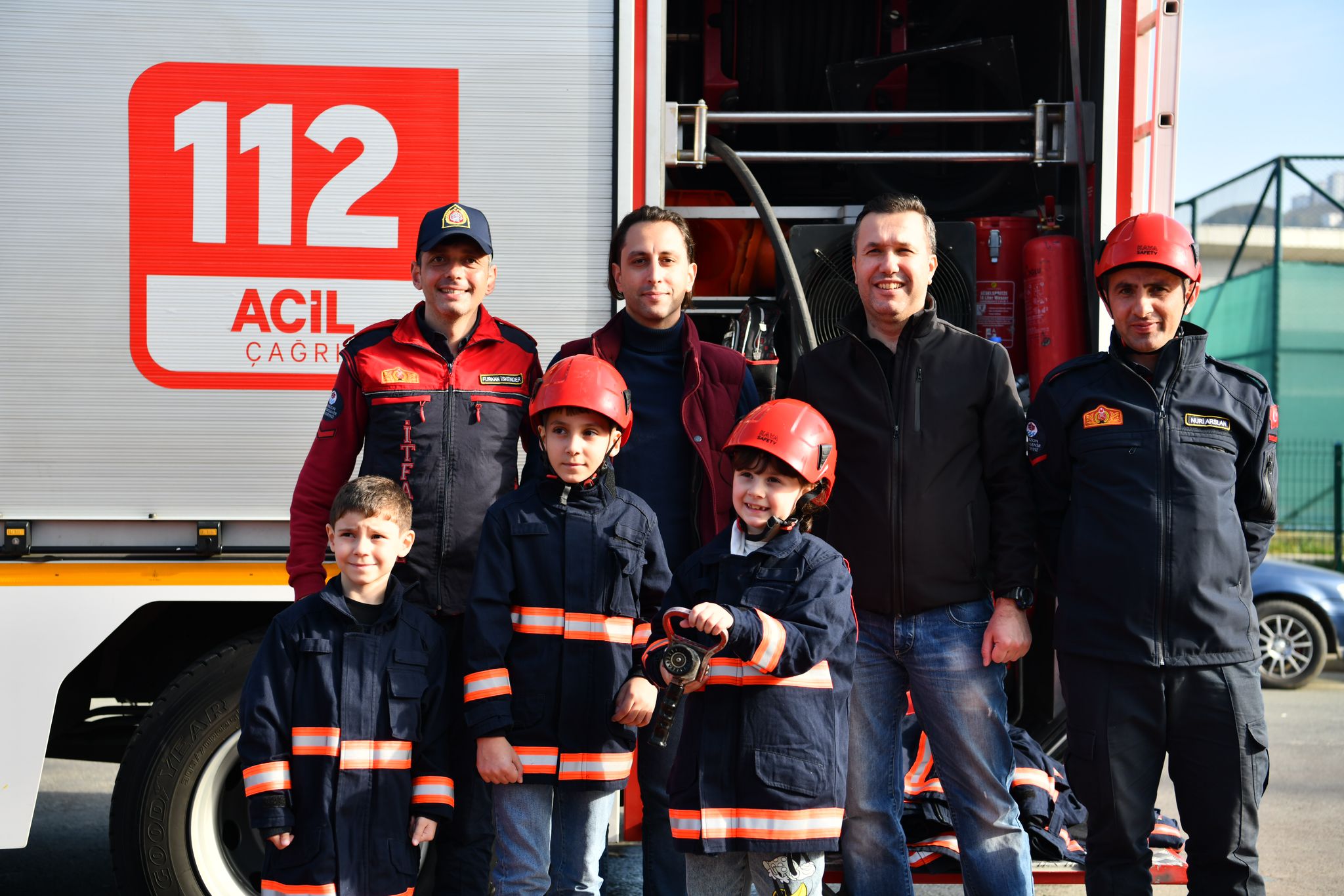 Trabzon'da baba-çocuk trafik eğitimine katıldı