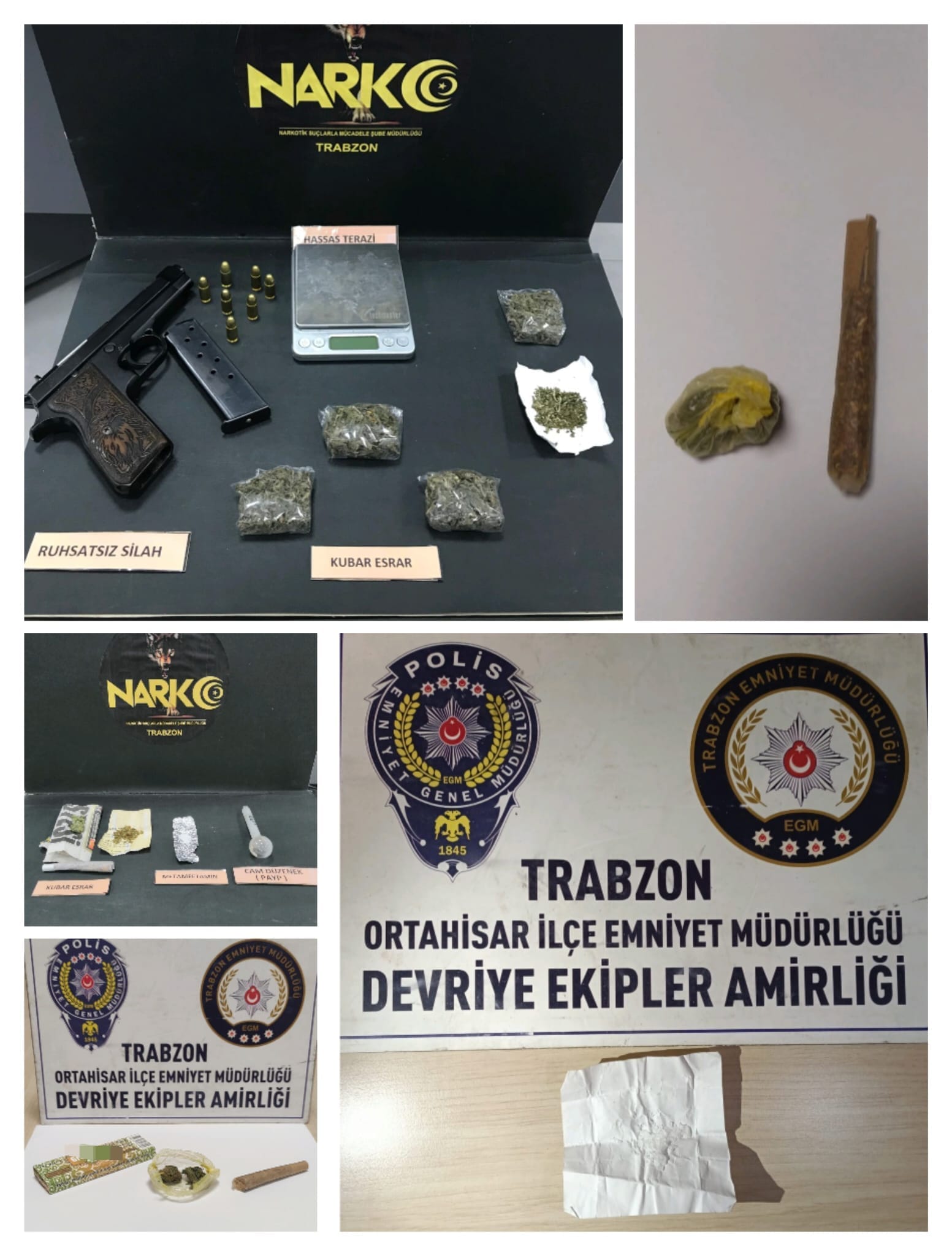 Trabzon’da zehir ile mücadele