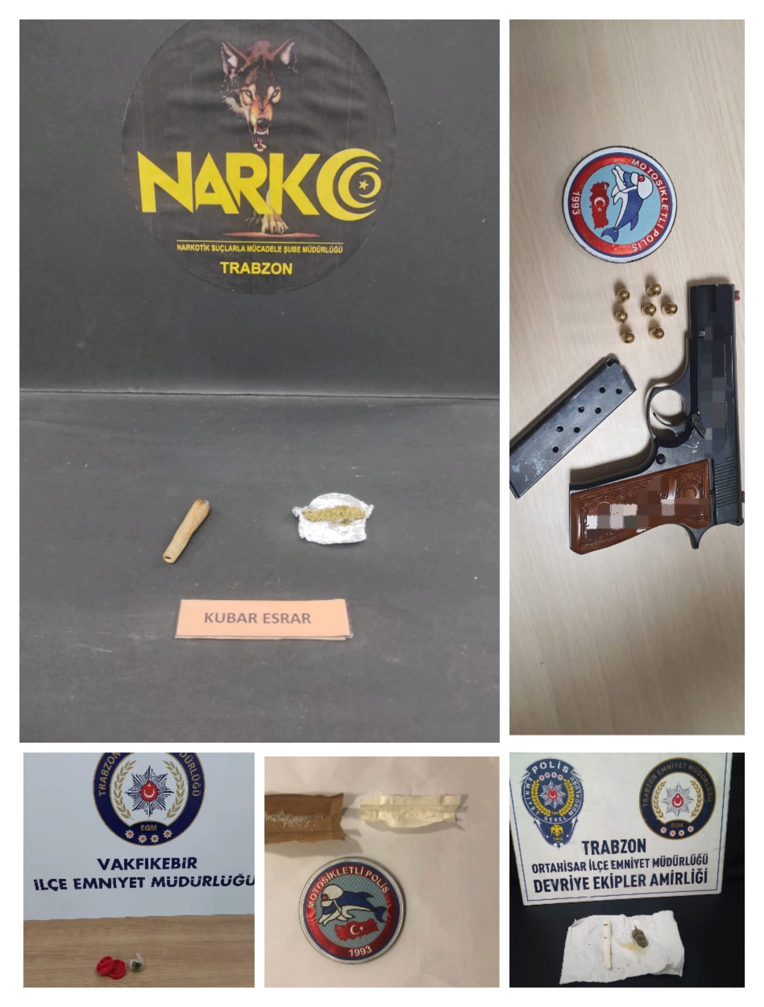 Trabzon’da zehir ile mücadele