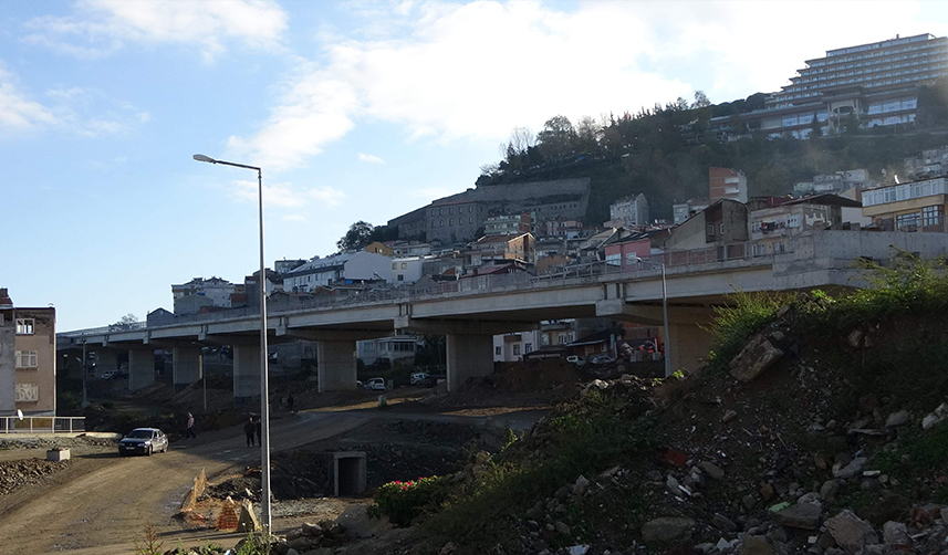 Trabzon'daki o yolun çalışmaları hızlandı