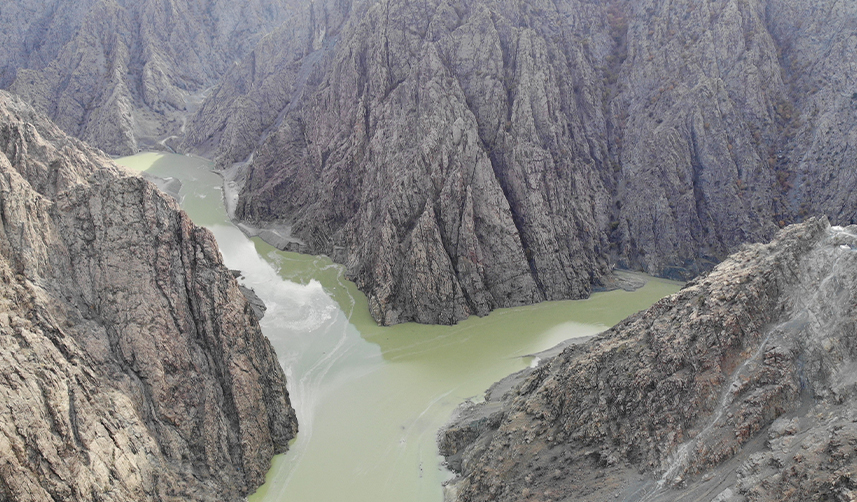 Yusufeli Barajı'nda sular yükselmeye başladı 