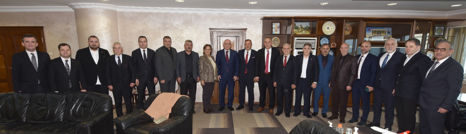 TTSO ile TESOB heyeti ile ortak projeleri görüştü