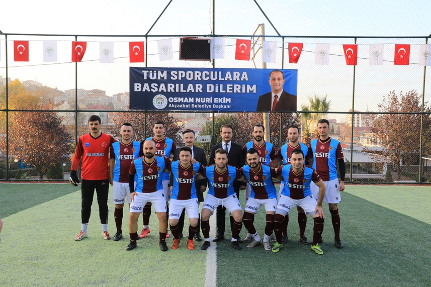 Akçaabat’ta Belediyeler arası futbol turnuvası