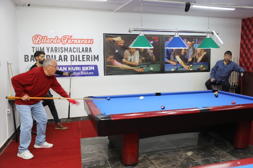 Akçaabat’ta bilardo turnuvası başladı