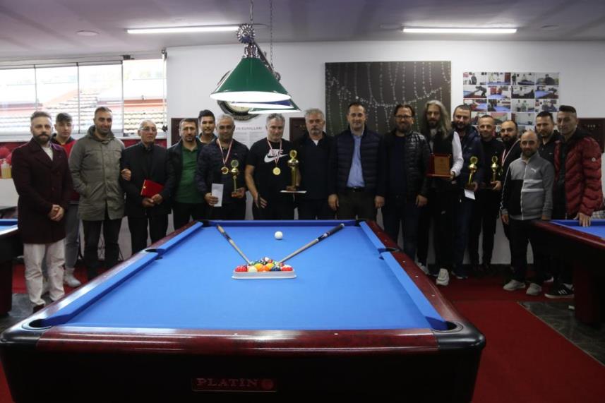 Akçaabat’ta bilardo turnuvasının kazananı belli oldu 