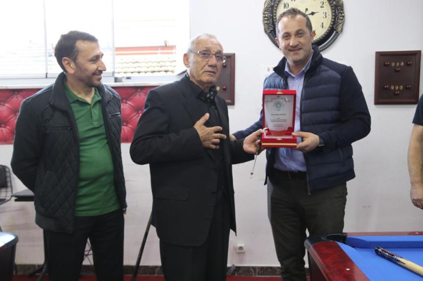 Akçaabat’ta bilardo turnuvasının kazananı belli oldu 