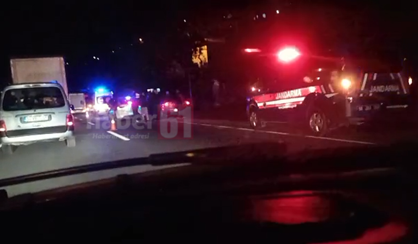 Trabzon’da 3 araç birbirine girdi! 1 ölü, 2 yaralı
