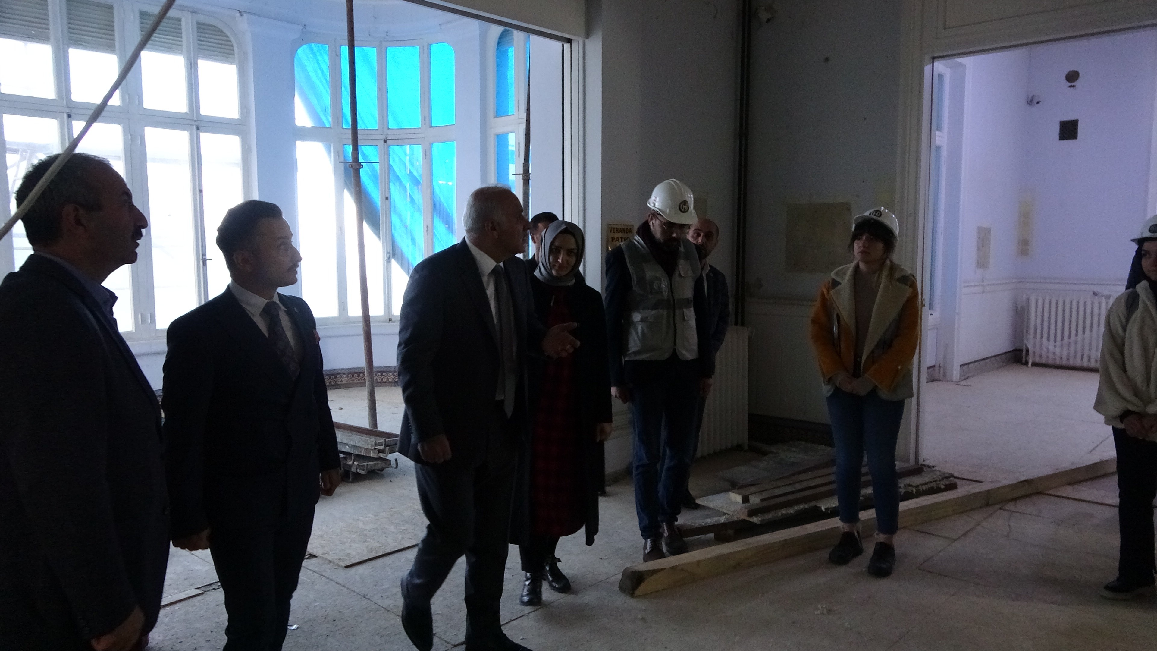 Trabzon'da Atatürk Köşkü restorasyonu hız kesmeden devam ediyor