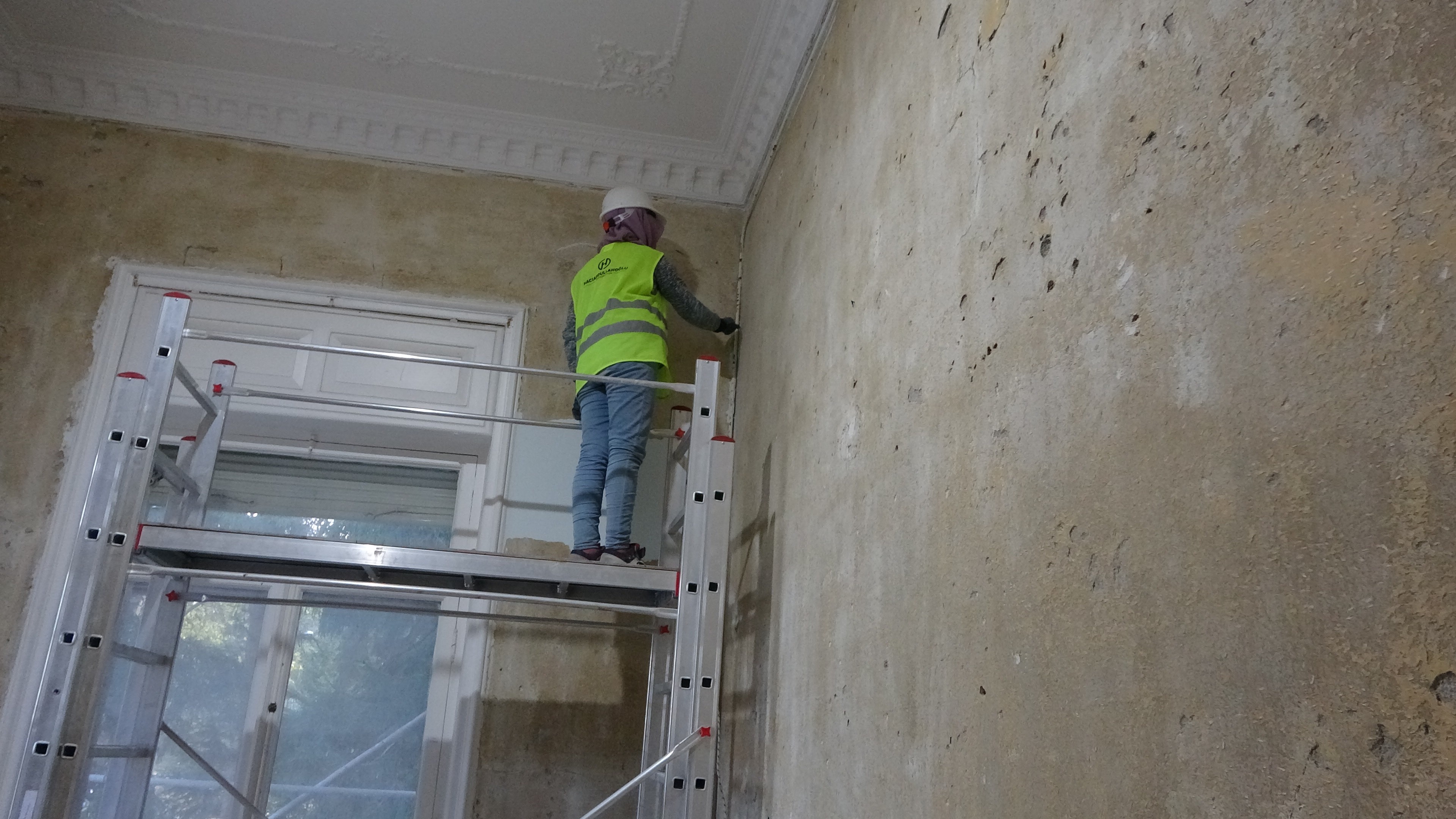 Trabzon'da Atatürk Köşkü restorasyonu hız kesmeden devam ediyor