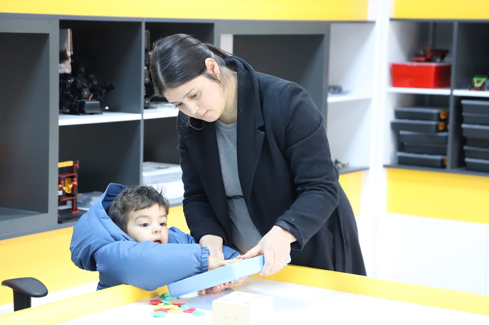 Bayburt'ta minik öğrenciler Tasarım Beceri Merkezinde atölye çalışmasına katıldı