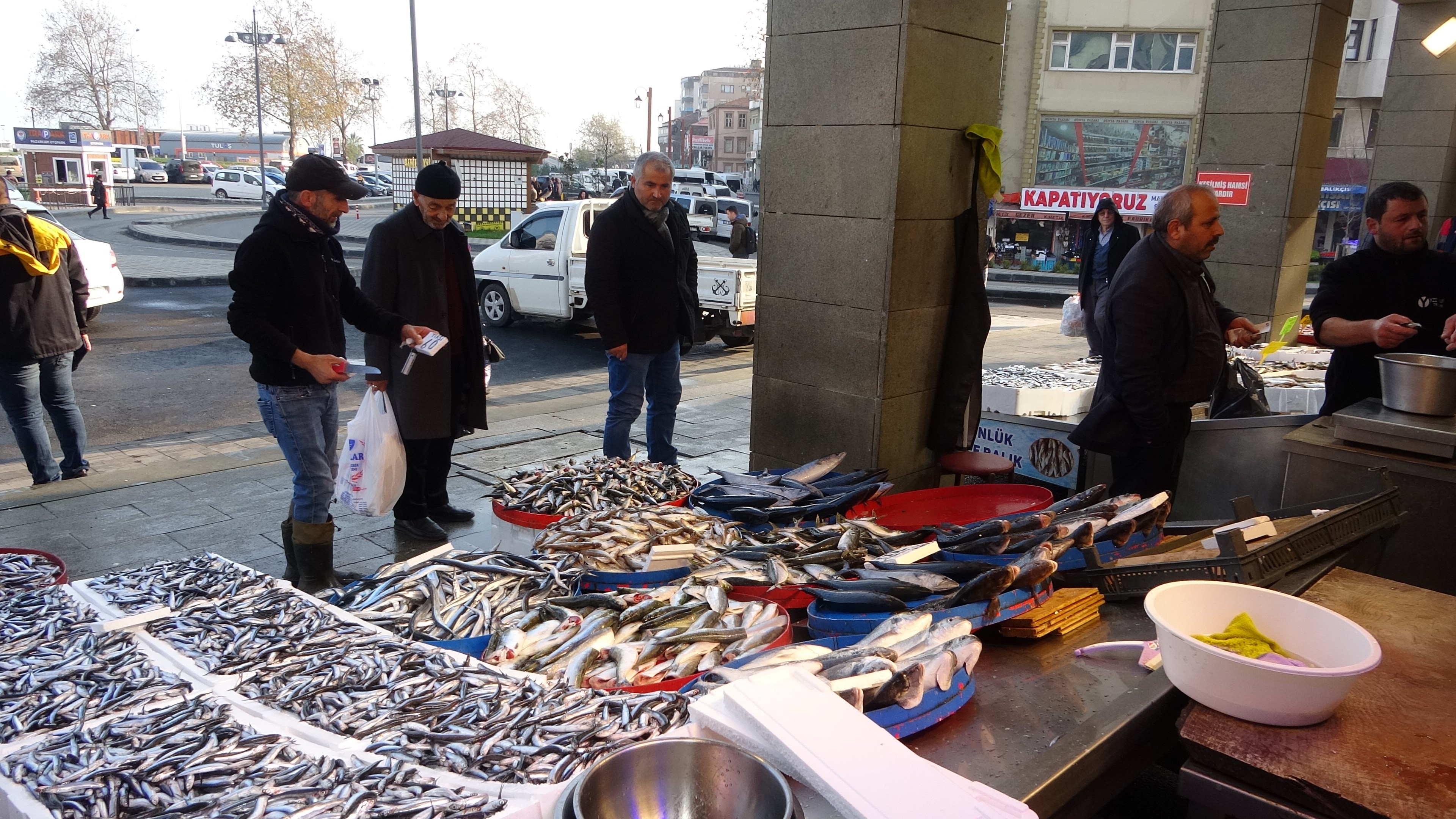 Trabzon'da hamsi sezonun en yüksek fiyatını gördü