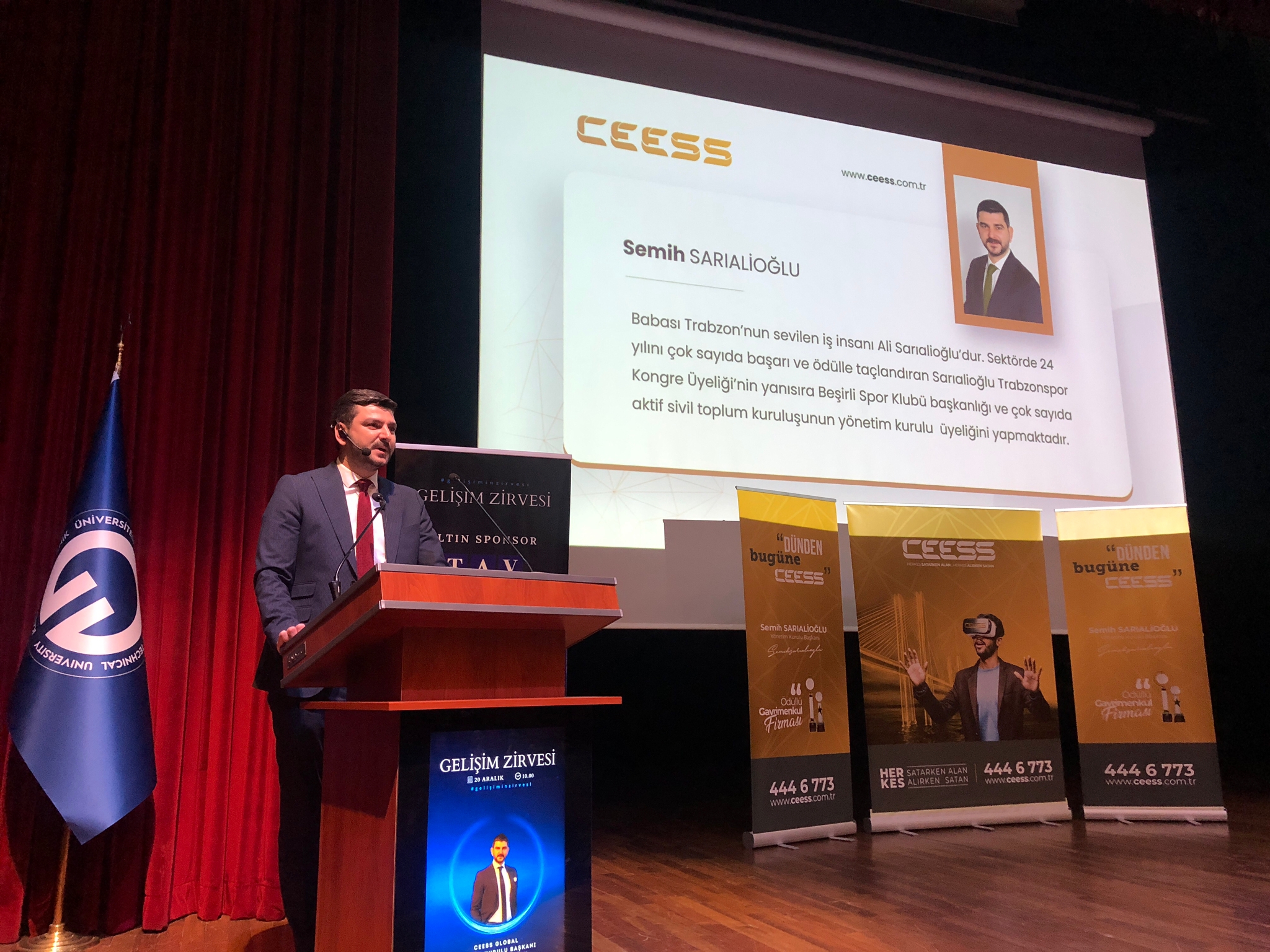  Sarialioğlu’ndan gençlere tavsiyeler! Gelişim Zirvesi’nde konuştu