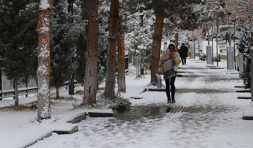 Bayburt beyaza büründü! İşte o görüntüler...