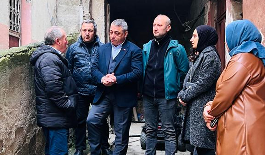 Çebi engelli ve ailelerini yalnız bırakmadı