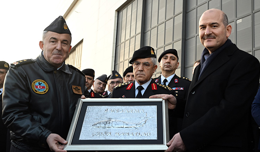 Jandarma Genel Komutanlığı envanterine katılan Türkiye'nin yeni helikopteri T70 tanıtıldı