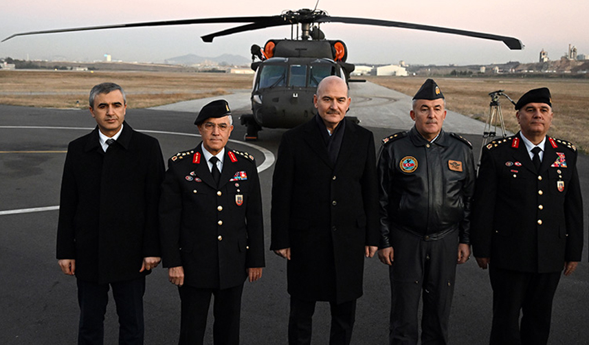 Jandarma Genel Komutanlığı envanterine katılan Türkiye'nin yeni helikopteri T70 tanıtıldı