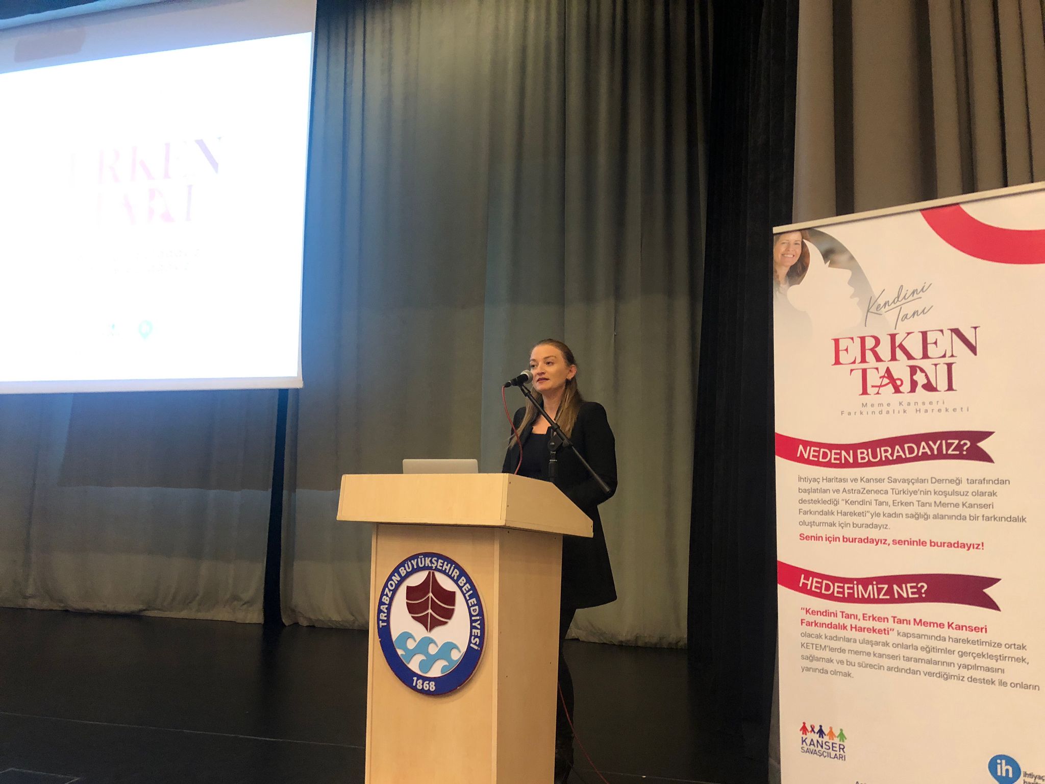 “Kendini Tanı Erken Tanı Meme Kanseri Farkındalık Hareketi” Trabzon’da