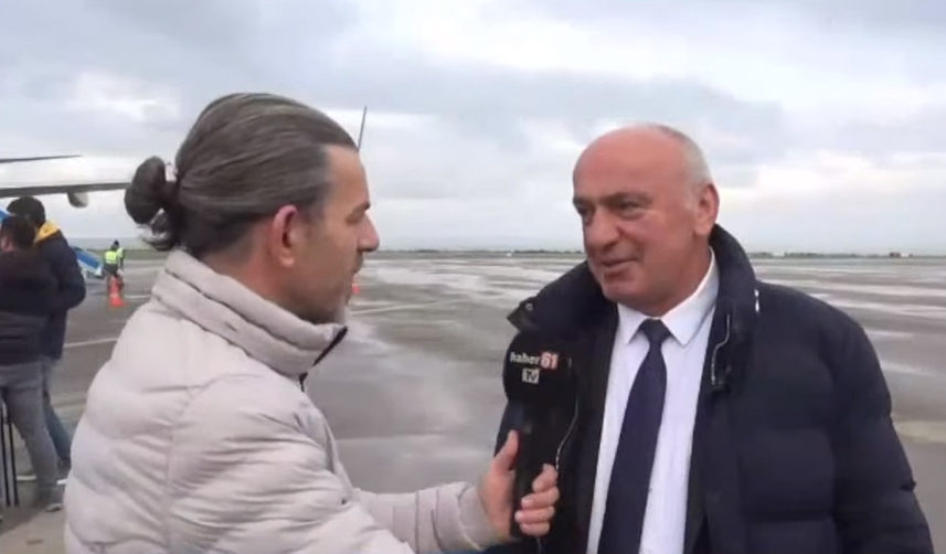 Kıbrıs’tan ilk sefer Trabzon’da – Canlı yayın