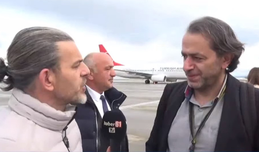 Kıbrıs’tan ilk sefer Trabzon’da – Canlı yayın