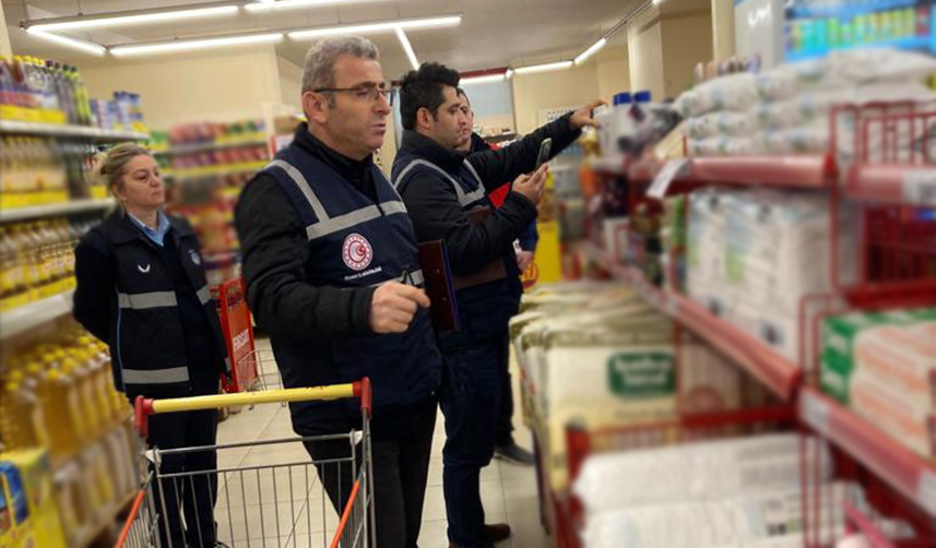 Rize'de marketlerde denetim yapıldı