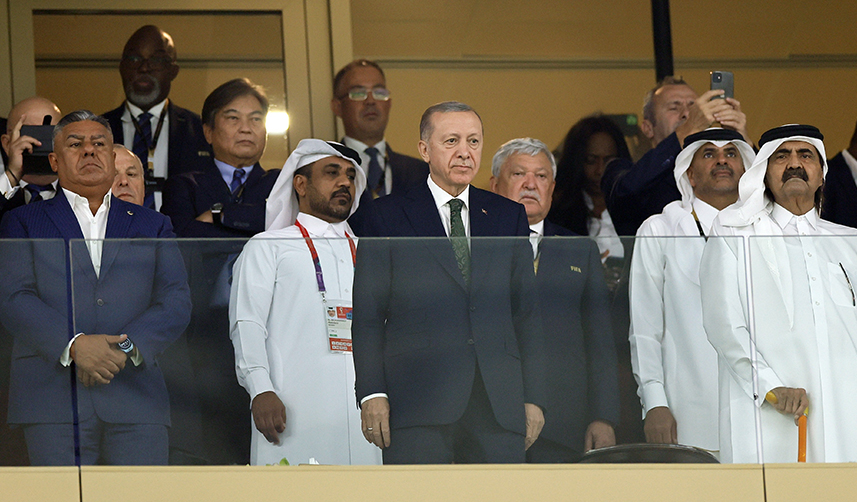 Cumhurbaşkanı Erdoğan Dünya Kupası finalini izliyor