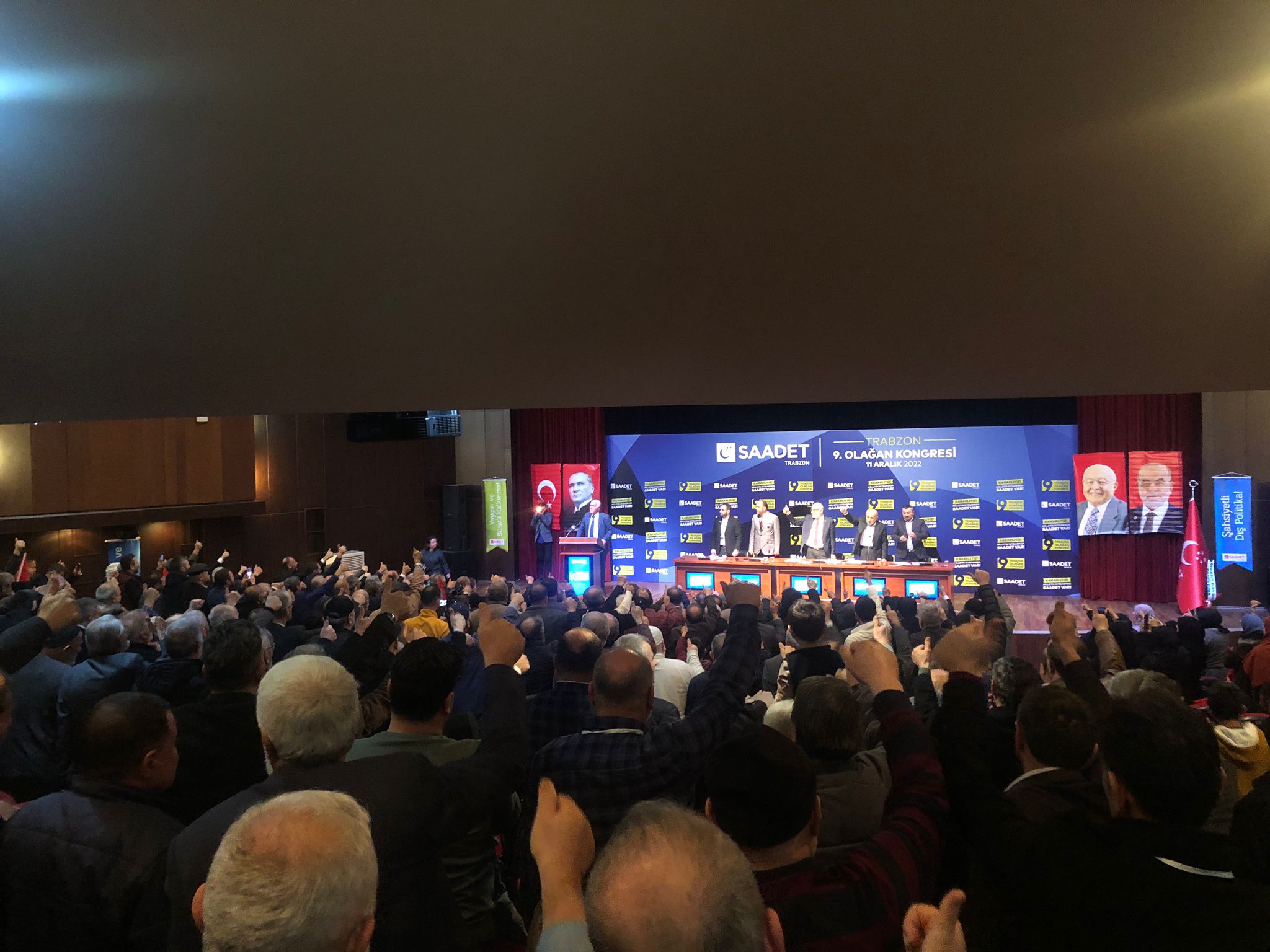 Saadet Partisi Trabzon’da kongre heyecanı