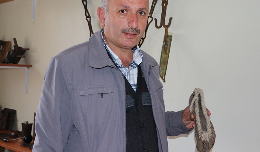 Trabzon'da eski tarım araç gereçleri ve eşyalar Köy Yaşam Merkezi'nde sergileniyor-1