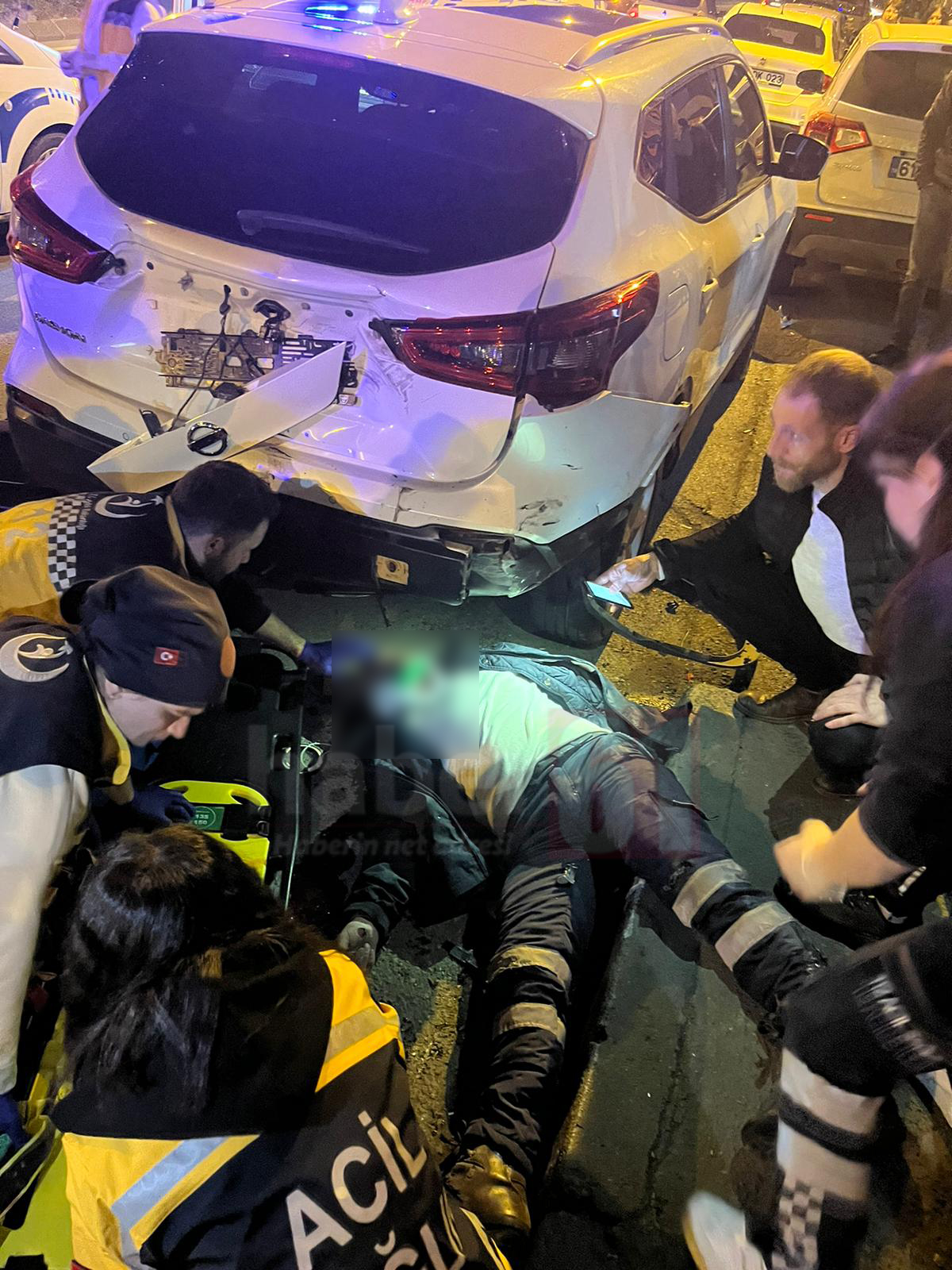 Trabzon’da zincirleme kaza! 3 Araç birbirine girdi