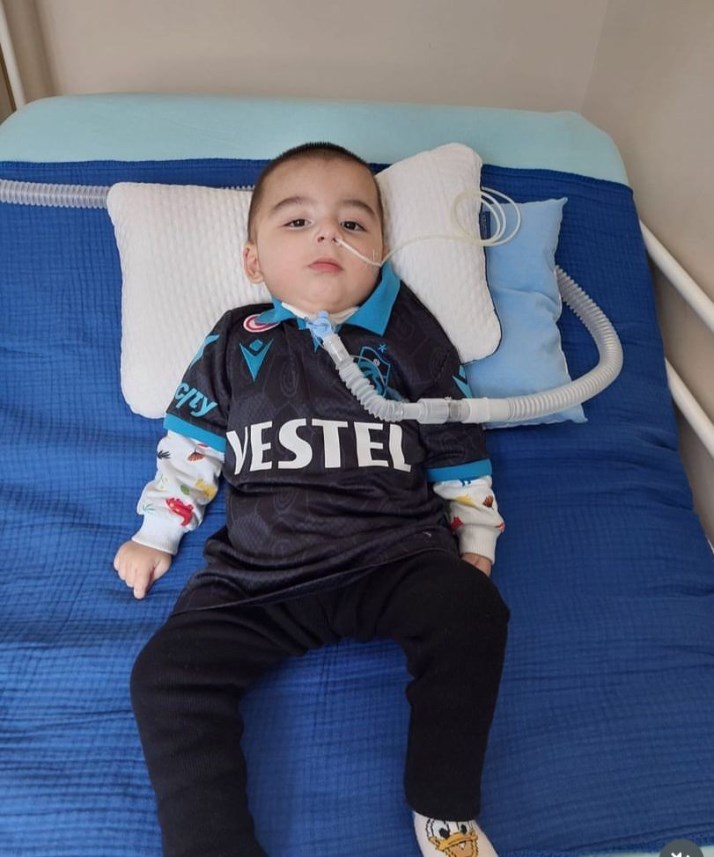 Trabzon'da SMA Hastası Egemen bebek için mutlu son