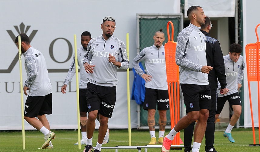 Trabzonspor'da gün tek idmanla tamamlandı