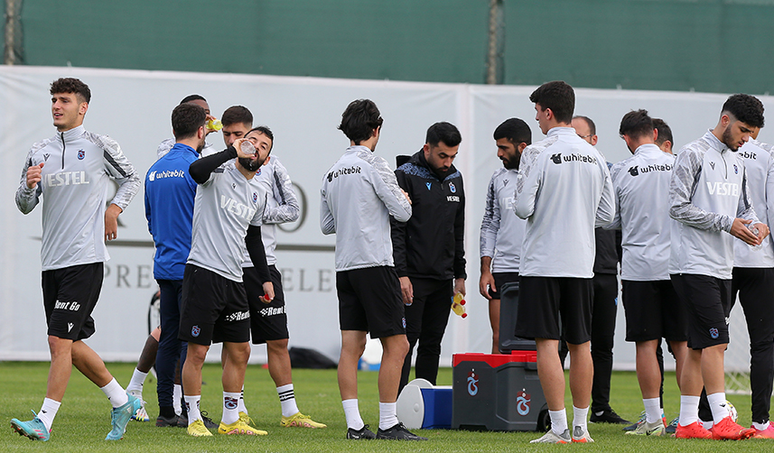 Trabzonspor'da gün tek idmanla tamamlandı