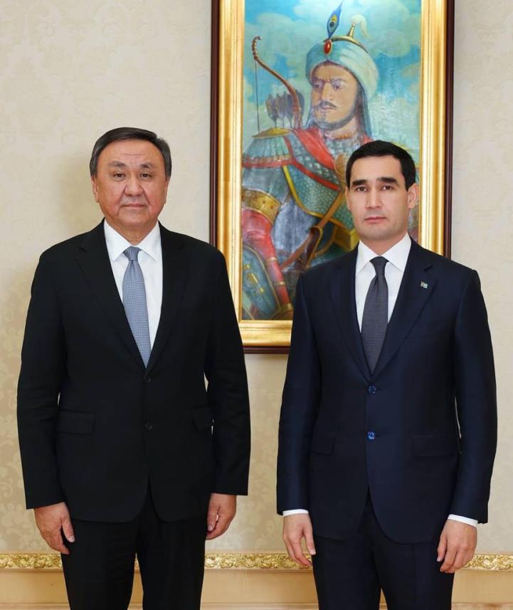 Türkmenistan Cumhurbaşkanı TDT Genel Sekreterini kabul etti 