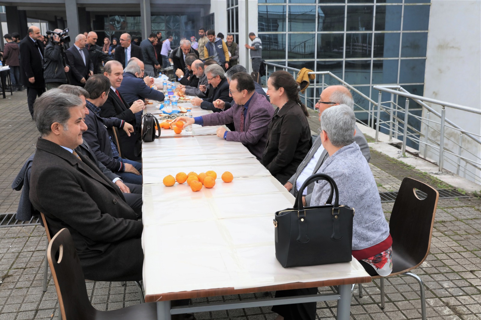 KTÜ'de hamsi şöleni! 600 kilogram tüketildi