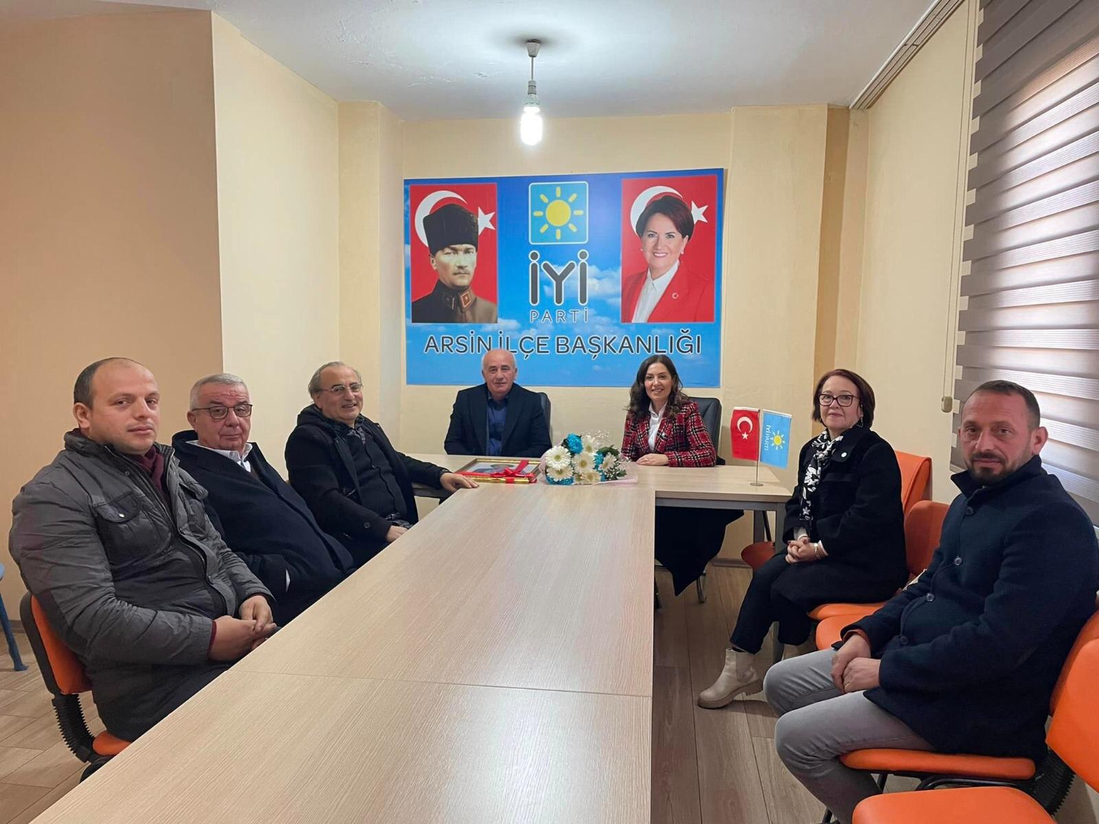 İYİ Parti Trabzon il Başkan adayı Başkan’dan partililere ziyaret