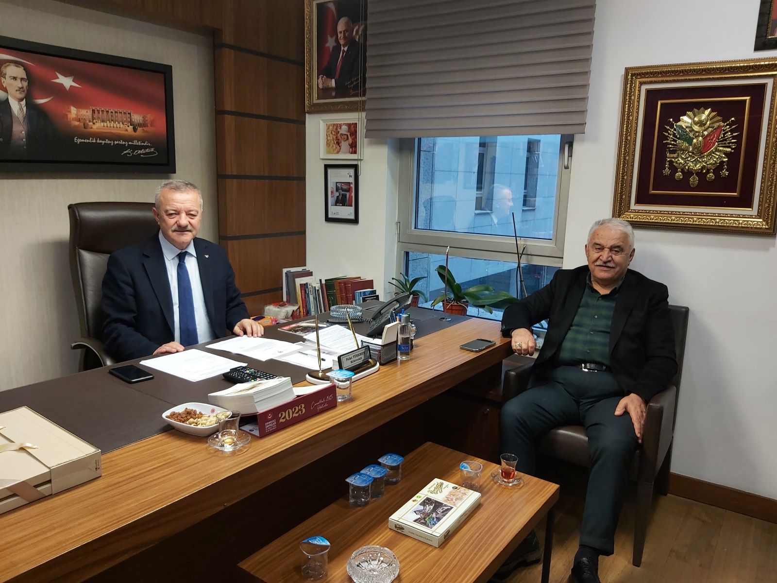 Ömer Yıldız'dan TBMM eski başkanına ziyaret