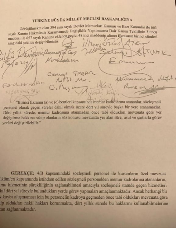 Sözleşmelilere kadro kanun teklifi TBMM'den geçti