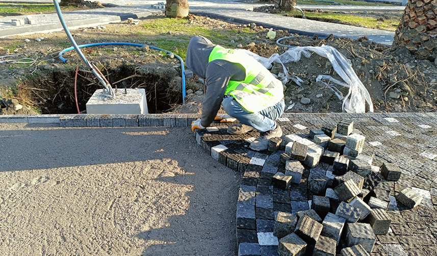 Akçaabat Sahil Parkı yeni yüzüne kavuşuyor