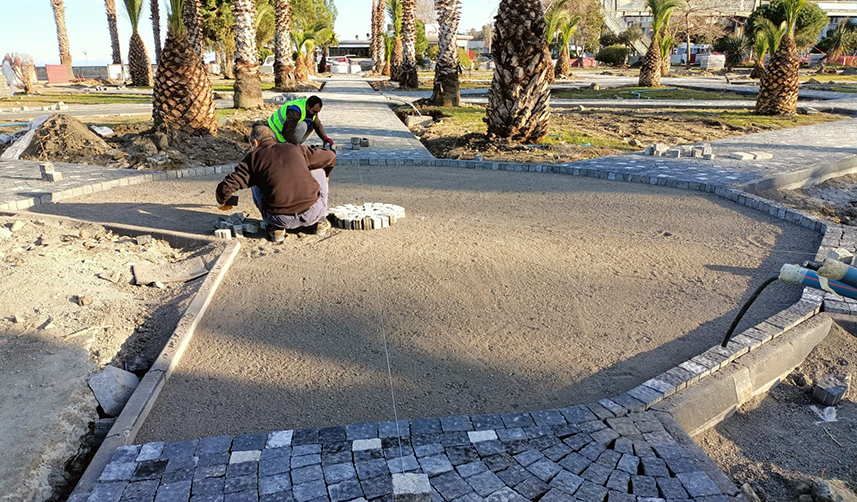 Akçaabat Sahil Parkı yeni yüzüne kavuşuyor