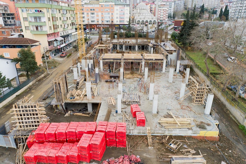 Akçaabat'taki proje ortaya çıkmaya başladı