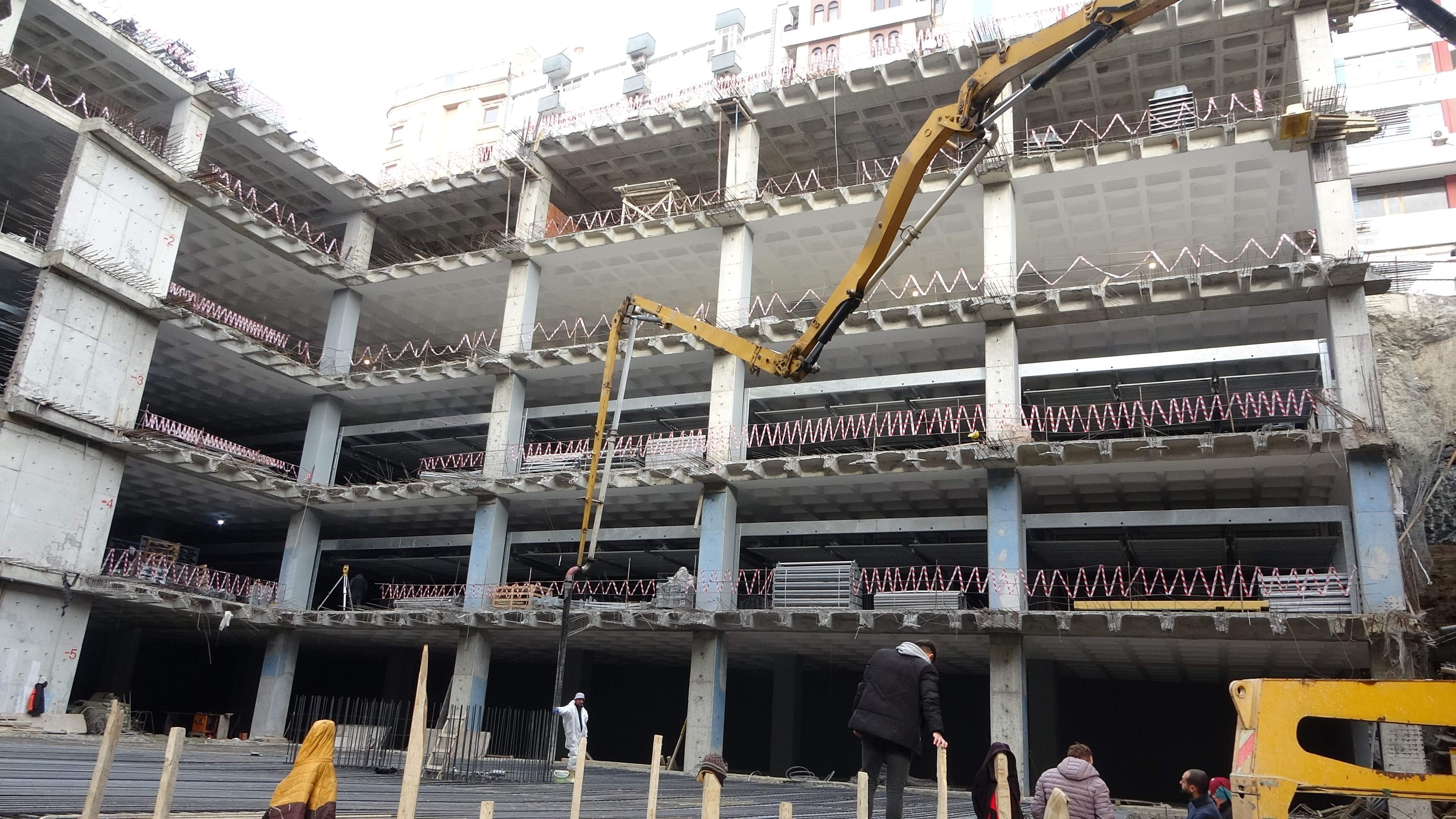 Trabzon'da bu otopark Karadeniz Sahil Yoluna tünelle bağlanacak