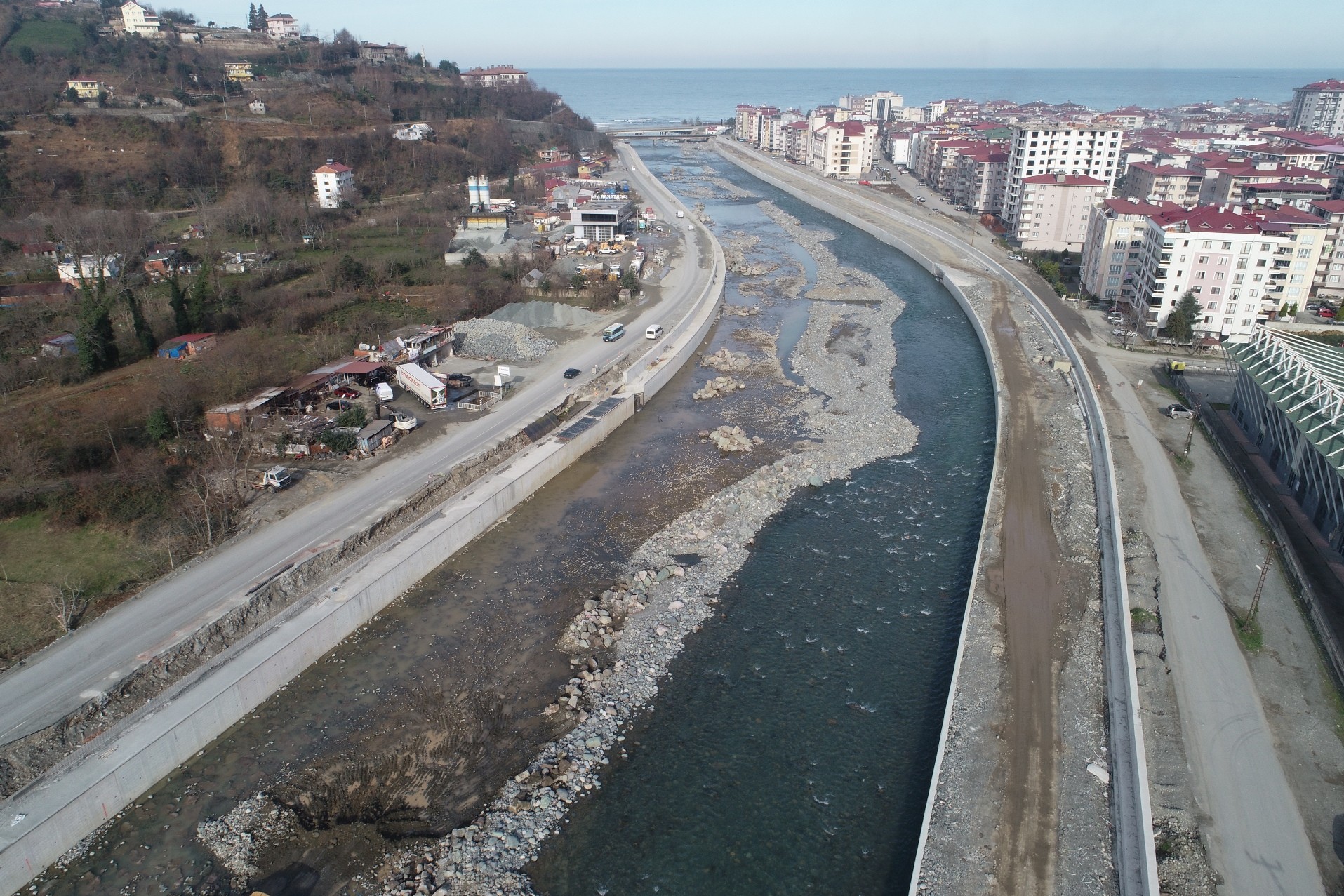 Artvin'de sel öncesi ve sonrası çalışmaları görüntülendi
