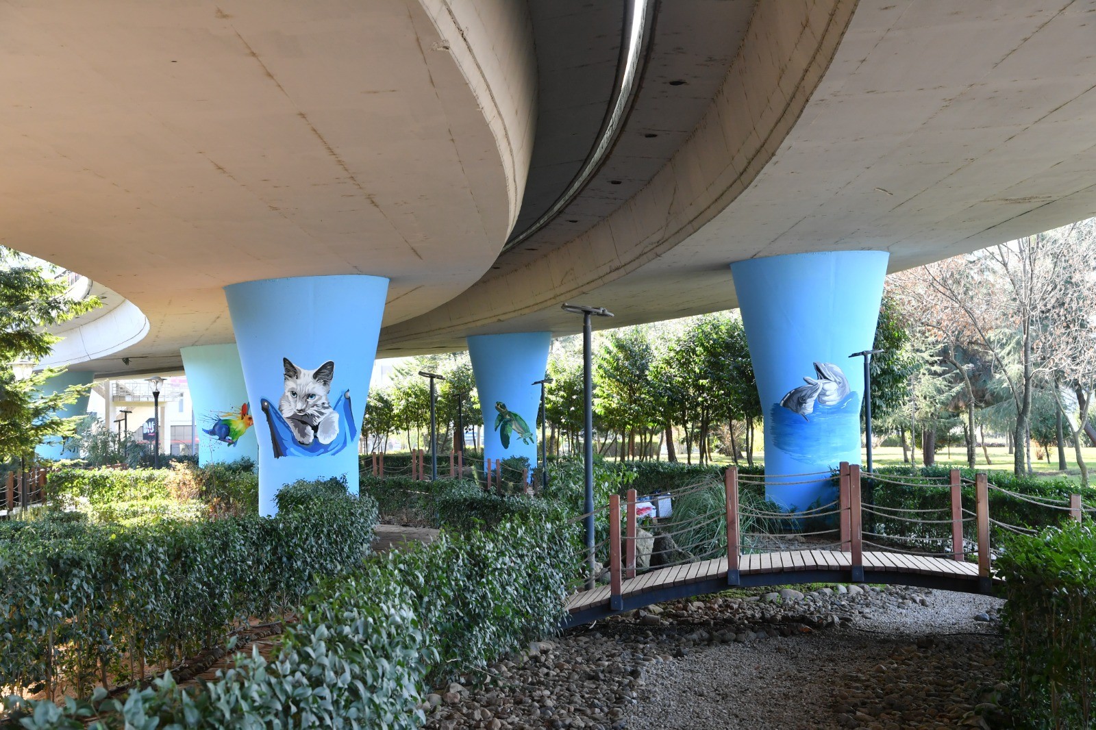 Trabzon'da Ekopark rengarenk oldu