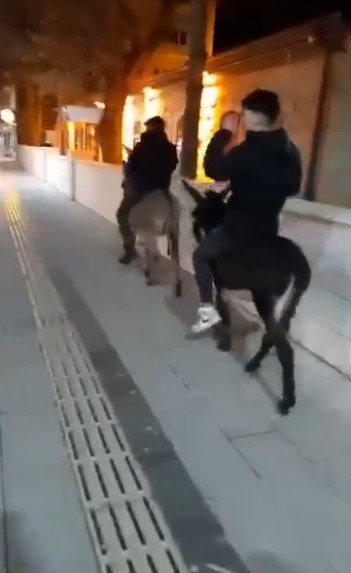 Yeni yılın en ilginç görüntüsü Bayburt’tan