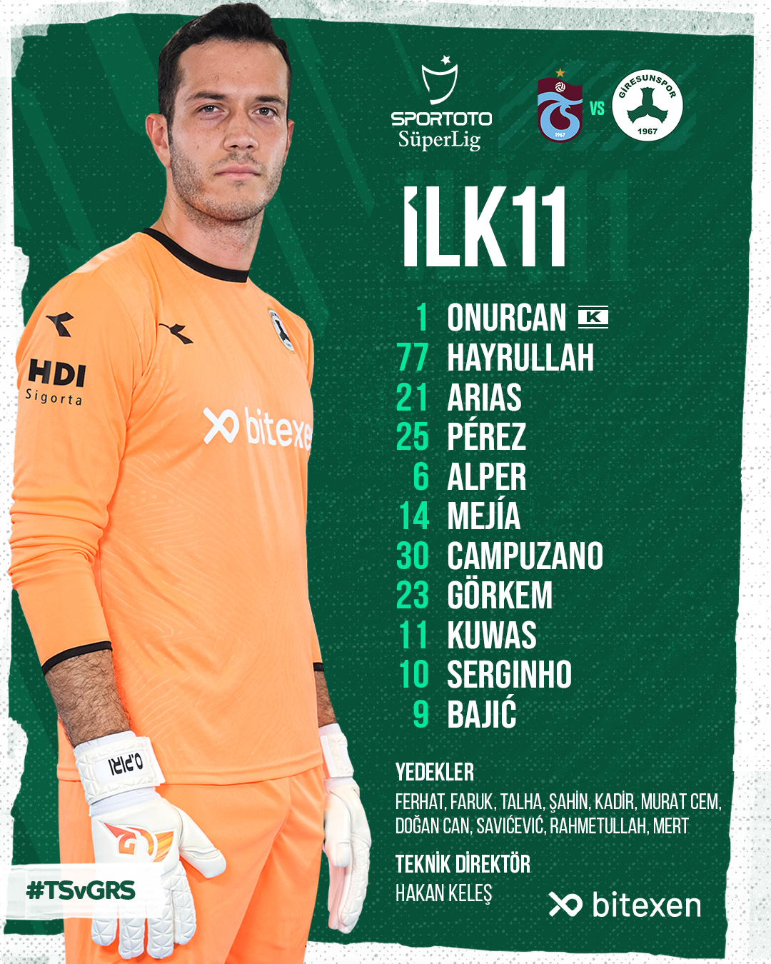 Trabzonspor'un Giresunspor maçı ilk 11'i belli oldu!
