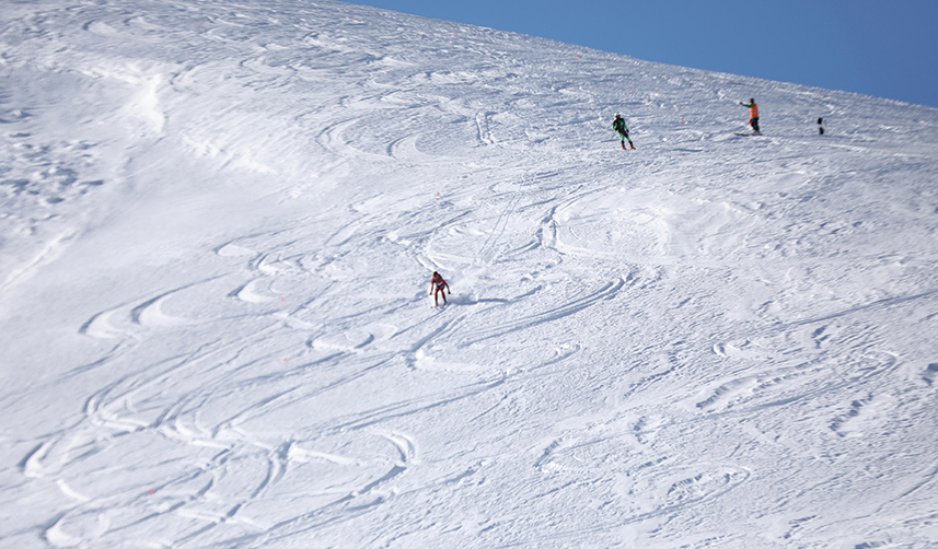 Rize'de Gençler ve Büyükler Dağ Kayağı Türkiye Şampiyonası yapıldı