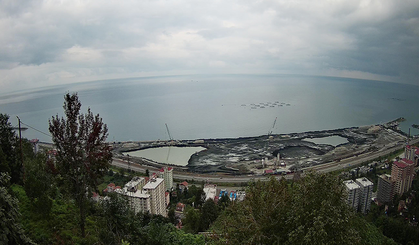 Rize'deki hastane deniz dolgusu tamamlandı